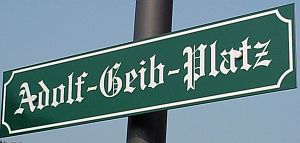 nun gibt es einen Adolf Geib Platz in Monzingen