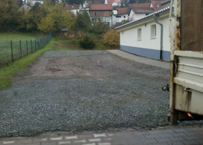 Parkplatz der Grundschule Monzingen