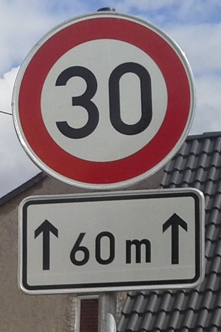 30 km/h-Bereiche in der Soonwaldstraße